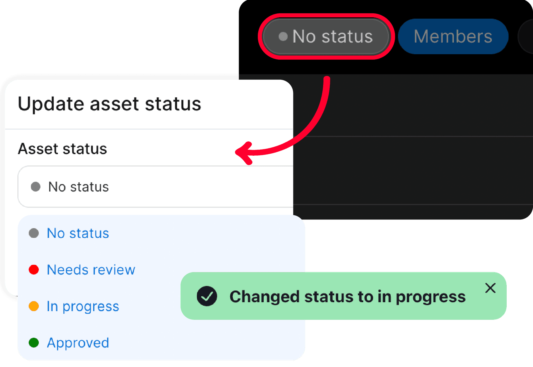 Change Asset Status