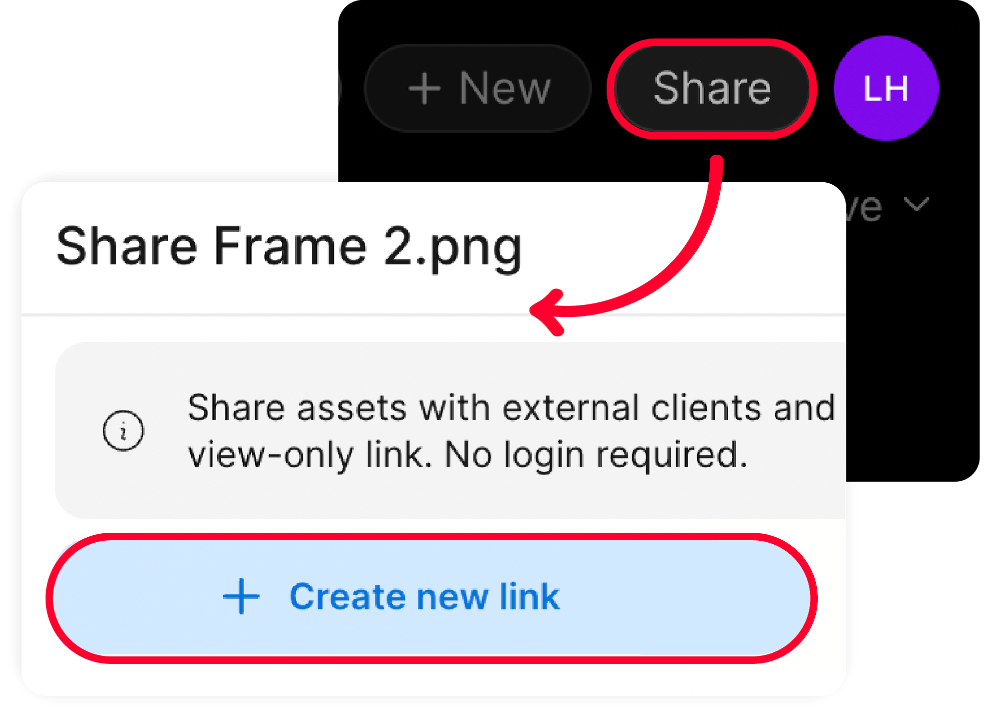 Create a Share Link