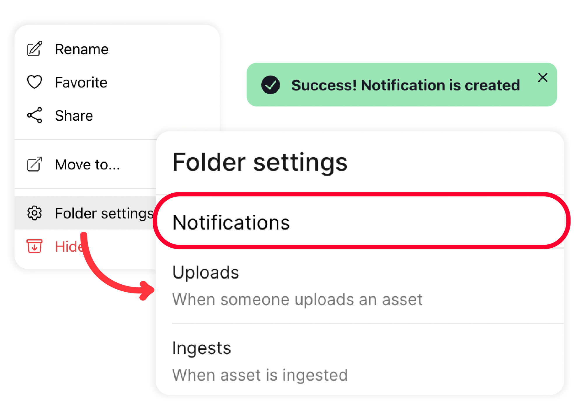 Manage Notifications