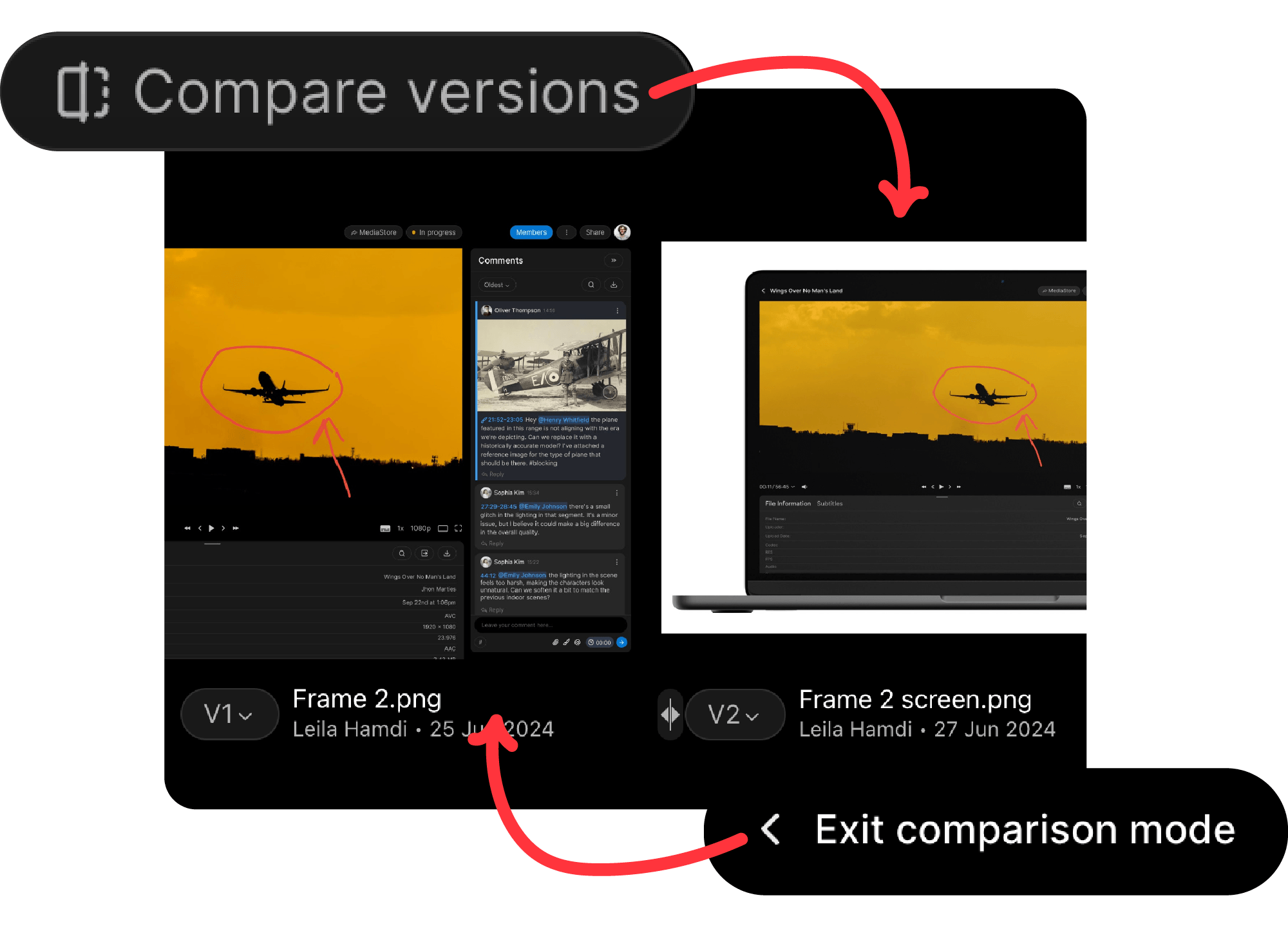 Compare Asset Versions